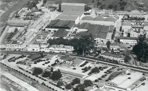 1932 Universal Studios. Note that the LA River is a real river!