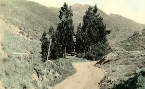 1909 Cahuenga Pass looking toward Hollywood