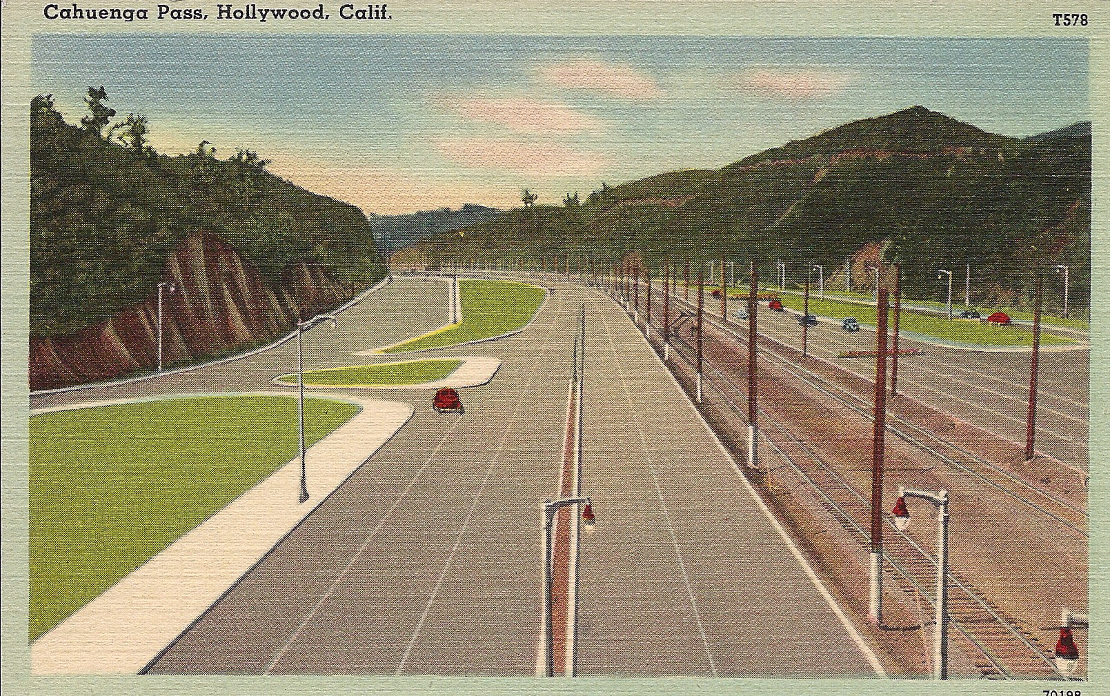 The Cahuenga Pass Parkway in its earliest days