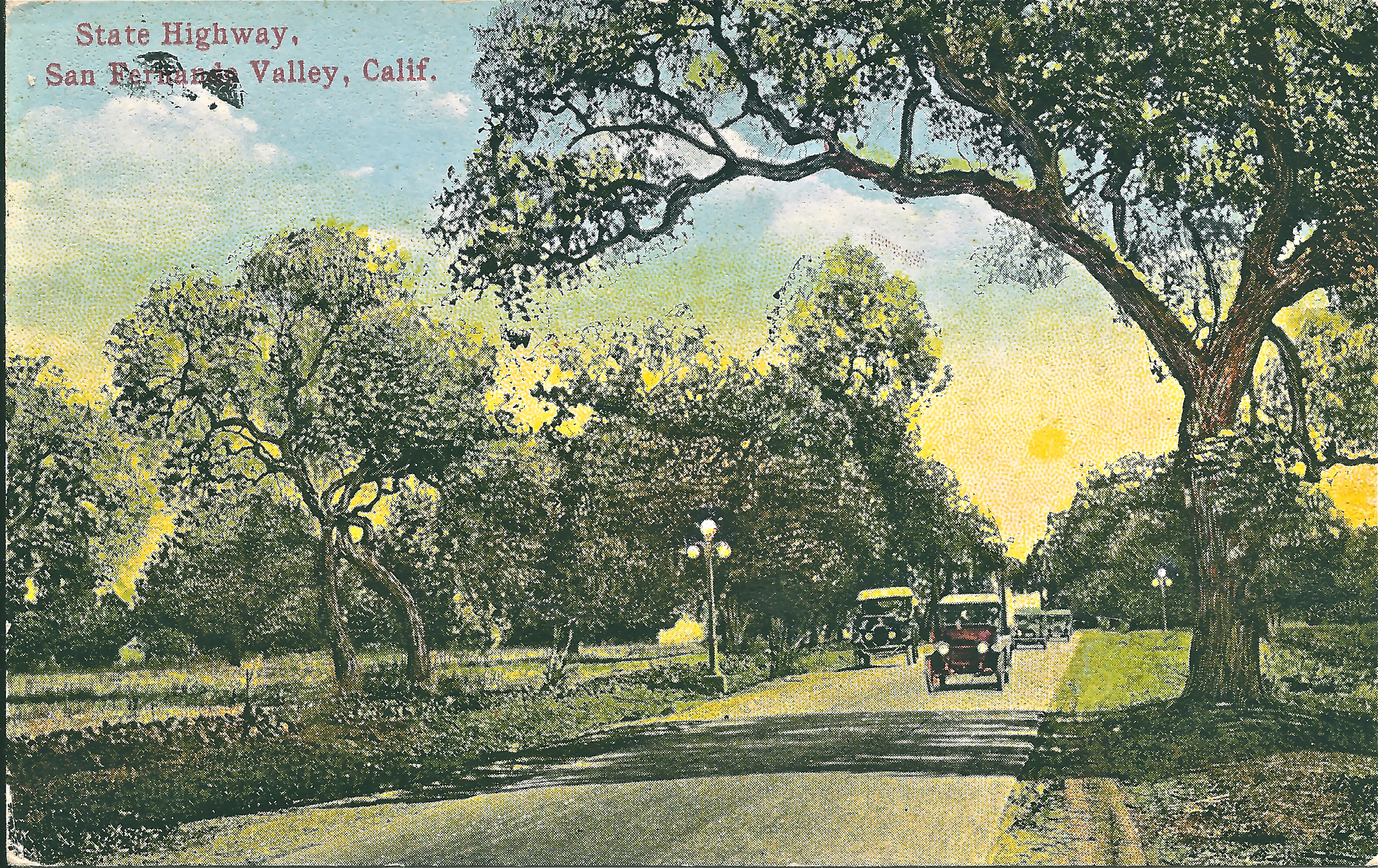 State Highway SF Valley, predecessor of the 101/Hollywood Freeway